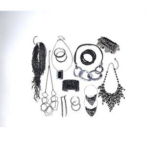 Black statement jewellery bundle